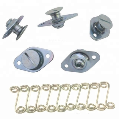 Fabbricazione in acciaio inossidabile DZUS 7/16 5/16&quot; x.500&quot; lunghezza e 1&quot; 1/8&quot; molla per applicazioni