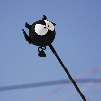 Antenna Topper Ball per auto universale in schiuma EVA multicolore con materiale soft play