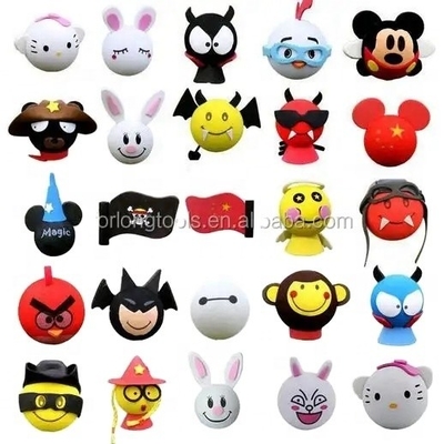 Antenna per auto universale Antenna a palla Topper Ball Cartoon Doll Antenna Decorazione Eva Ball per OE NO.