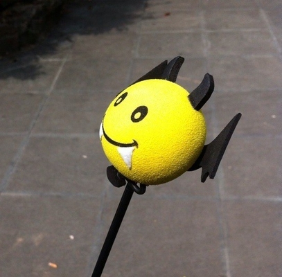 Antenna per auto universale Antenna a palla Topper Ball Cartoon Doll Antenna Decorazione Eva Ball per OE NO.