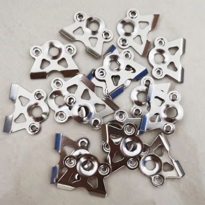Zinc rivestito Quarter Turn Dzus Back Plate per 1&quot; molle Sprintcar Standard DIN Sistema di misurazione Inch imperiale