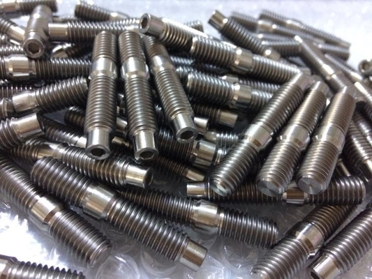 Universal Fitment Ti Materiale naturale M8 x 1.25 Titanio di scarico Kit di strisce a manipolazione con dadi e lavatrici