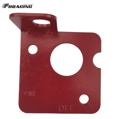 Standard OE NO. Universal Car Fitment Master Disconnect Switch Lockout Lever Kit con interruttore della batteria in giallo rosso e argento