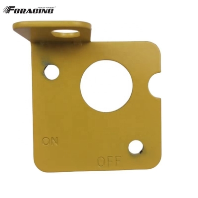 Standard OE NO. Universal Car Fitment Master Disconnect Switch Lockout Lever Kit con interruttore della batteria in giallo rosso e argento