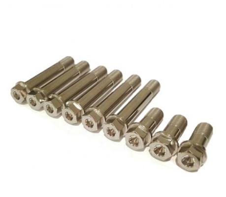 Titanio Gr5 Universal 9/16 Hex Head Radius Rod Bolt Kit per la sostituzione/riparazione su veicoli multipli