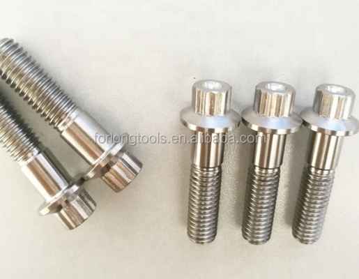 ISO Standard Zinc Finish Acciaio e Titanio Gr5 12 PT BBS Split Rim Bolts M7 x 32mm M8*32mm per applicazioni automobilistiche