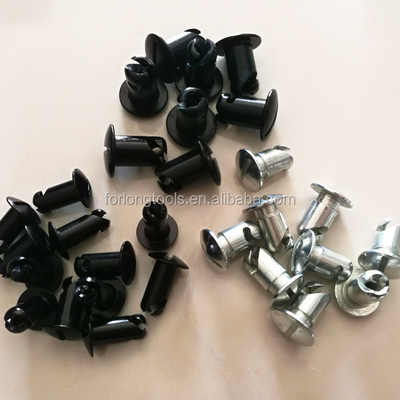 Alluminio universale 7/16&quot; per.500&quot; 1/4 Quick Turn DOME HEAD Dzus Fasteners Alluminio argento per prestazioni universali