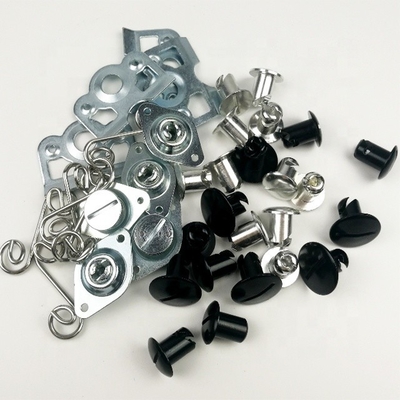 Alluminio universale 7/16&quot; per.500&quot; 1/4 Quick Turn DOME HEAD Dzus Fasteners Alluminio argento per prestazioni universali