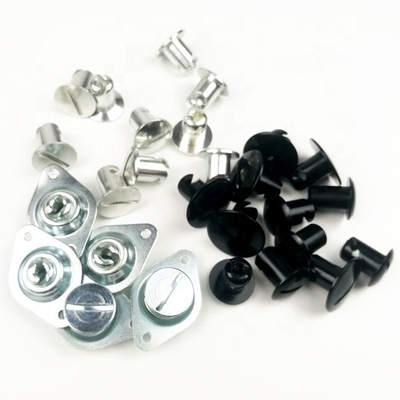 Alluminio universale 7/16&quot; per.500&quot; 1/4 Quick Turn DOME HEAD Dzus Fasteners Alluminio argento per prestazioni universali