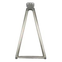 Scala universale Jacobs 3 buchi 1 buco Titanio naturale Attrezzature essenziali per le corse di auto sprint 13 5/8 in Universal lungo