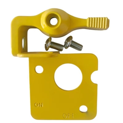 Universal Car A/C SWITCH Battery Master Disconnect Switch Kit di leva di blocco rosso e giallo per le corse di prestazioni in acciaio