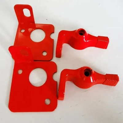 Universal Car A/C SWITCH Battery Master Disconnect Switch Kit di leva di blocco rosso e giallo per le corse di prestazioni in acciaio