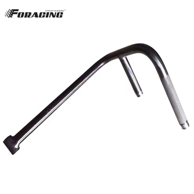 Migliora le prestazioni della tua Sprint Car con la leva del pedale dell'acceleratore in titanio nero universale 9.625&quot;*3.0&quot;