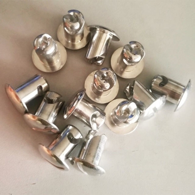 Universal Car Fitment Sprintcar Quater Turn Dome Head Dzus 7/16&quot;.500&quot; Fasteners Silver Sprint car Dwarf Year Universal
