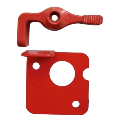 OEM Dimensioni standard Kit di leva di blocco giallo rosso argento per auto da corsa Batteria Master Disconnetter Switch Riparazione / Sostituzione