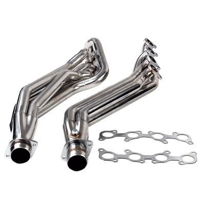 Fitting universale per auto tubo di scarico in acciaio inossidabile per Ford Mustang tubo lungo a molle V8 5.0 L Disegno personalizzabile