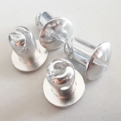 Universal Durable Silver Aluminum 5/16&quot;.500&quot; 1/4 Quick Turn Dzus Dome Head Sprint Car per OE su misura NO.