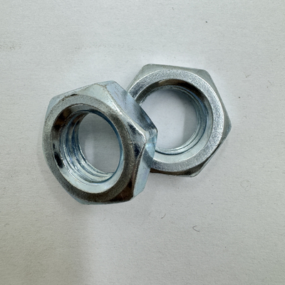7/16-20 Hex Jam Nut Noce sottile di acciaio inossidabile Hexagon Finitura naturale per una vasta gamma di applicazioni