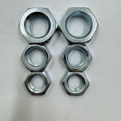 7/16-20 Hex Jam Nut Noce sottile di acciaio inossidabile Hexagon Finitura naturale per una vasta gamma di applicazioni