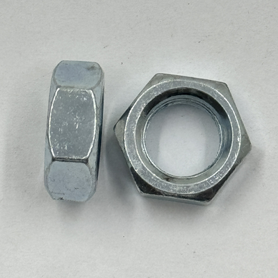7/16-20 Hex Jam Nut Noce sottile di acciaio inossidabile Hexagon Finitura naturale per una vasta gamma di applicazioni