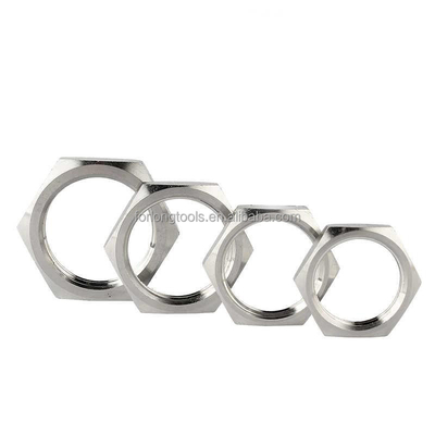 Fino naturale di acciaio inossidabile Hex Jam Noce 5/8-18 Noce sottile per le dimensioni standard nel sistema di misurazione imperiale