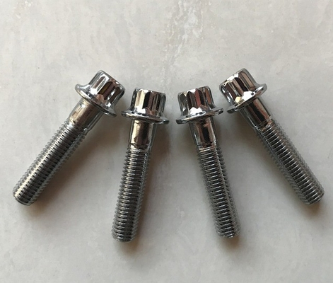 12 PT BBS RS/RX Split Rim Bolts M7 x 32 Acciaio cromato per prestazioni standard DIN prestazioni durature
