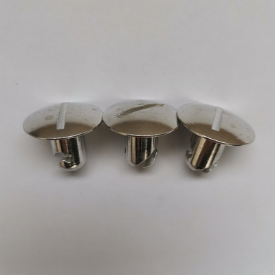 Universal Sprint Car Aluminum 1/4 Quarter Turn Dzus Fastener 716&quot; X.500&quot; Grande Testa 1'' Inch Testa Nera Argento con 1
