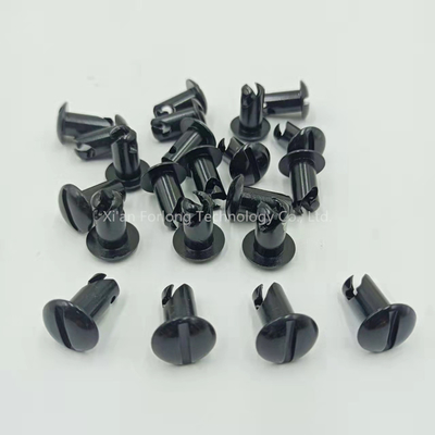 Fitting universale per auto Cupola di acciaio Testa Quartiere Buttoni di svolta Dzus 5/16&quot;*0.5&quot; Nero con facile installazione