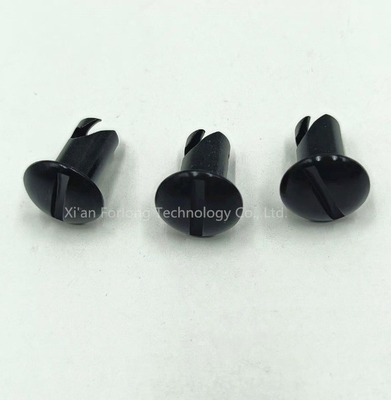 Fitting universale per auto Cupola di acciaio Testa Quartiere Buttoni di svolta Dzus 5/16&quot;*0.5&quot; Nero con facile installazione