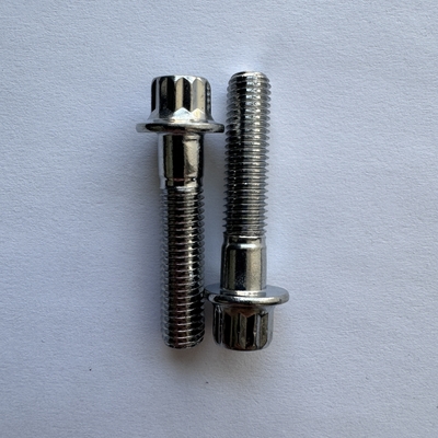 Performance M8 x1.25x 32MM Titanio Flange bullone per auto da corsa Nero/verde/finitura naturale personalizzata