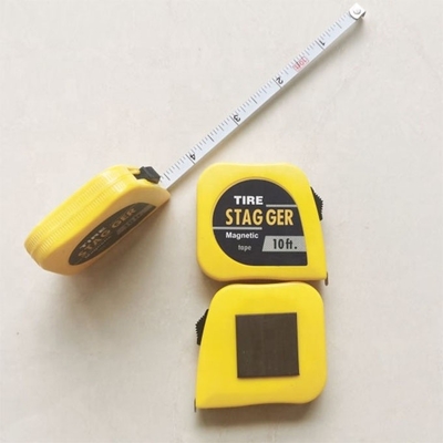 Universal Car Fitment Sprintcar Wingless Dwarf 1/4&quot; x10' Tire Stagger Tape Measure con standard OE NO. e Universal
