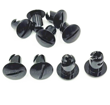 Buttoni universali neri 7/16&quot;x.550&quot; in alluminio Dzus Dome Head l'aggiunta perfetta al tuo arsenale di fissaggio