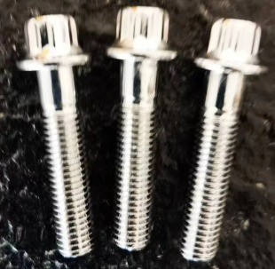 Finitura di slivery standard DIN M7 x 32 12 PT bullone e M7 Nylon blocco Noce per ruote BBS in acciaio finitura zinco