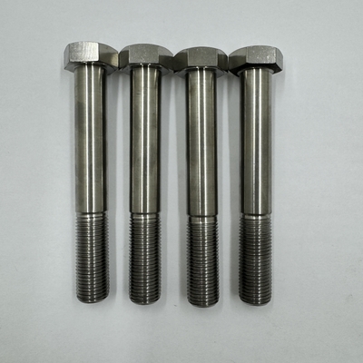 6AL-4V Lega di titanio finitura naturale testa esessuale bullone 1/2 &quot;-20 x 4,5&quot; componente essenziale di costruzione pesante