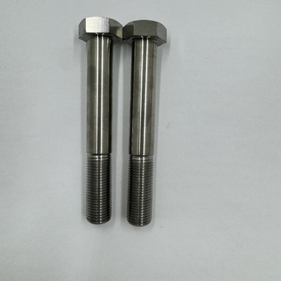 6AL-4V Lega di titanio finitura naturale testa esessuale bullone 1/2 &quot;-20 x 4,5&quot; componente essenziale di costruzione pesante