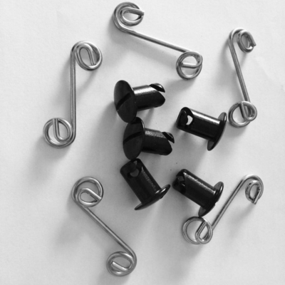 Fabbricazione in alluminio universale Quarter Turn Black Dzus Fasteners 7/16&quot; 5/16&quot; Buttoni per la sostituzione universale