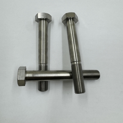 DIN Standard GR5 Titanio Hex testa bullone 1/2 &quot;-20 x 4,5&quot; bulloni con finitura naturale 6AL-4V Lega di titanio