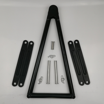 Ricambi per auto Sprint con 4130 Chromoly Jacobs Ladder 13 5/8&quot; in nero
