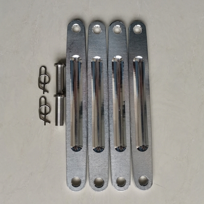 Fitting per auto universale personalizzato 13 5/8 &quot;Sprint Car Titanio Jacobs Scale 3 fori Strappi e kit di perno per adattamento universale