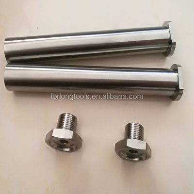 Finitura naturale 5/8&quot;-18 Pin nano re Titanio per Sprint Spindle Noce Standard DIN Prodotto in lega di titanio 6AL-4V