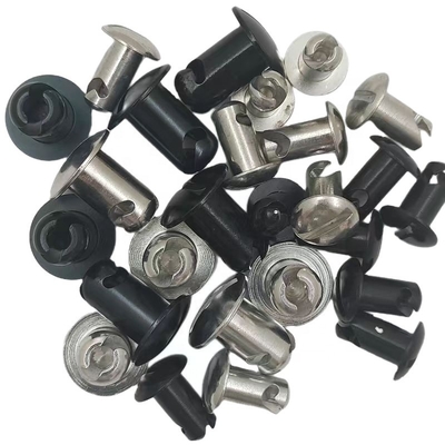 Universal 7/16&quot; Aluminum Dzus Stud Dome Head.500 Black Quarter Turn Fasteners La scelta migliore per la personalizzazione delle vetture Sprint