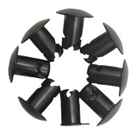 Universale 7/16 &quot;Aluminio Dzus Button Dome Head Quarter Turn Fasteners.500 Nero Universale.500&quot;