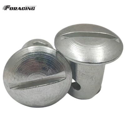 Componenti per auto universali 7/16&quot; *.500&quot; Dome Head Quarter Turn Stud con fissaggi Dzus in acciaio