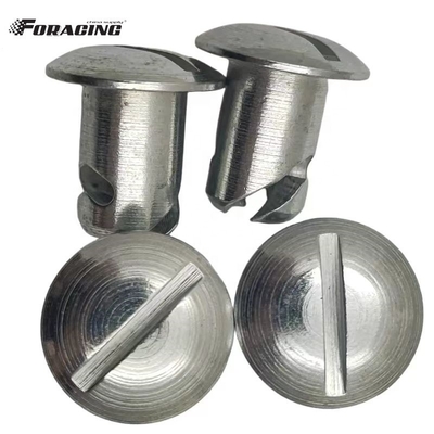 Componenti per auto universali 7/16&quot; *.500&quot; Dome Head Quarter Turn Stud con fissaggi Dzus in acciaio
