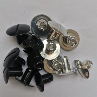 Universale Nero 7/16 &quot;Aluminio Quarter Turn Dzus Con 1&quot; Testa La scelta definitiva per la modifica e durabilità della vettura Sprint
