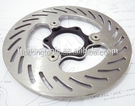 Disco del rotore del freno posteriore da 250 mm per KX 125 250 KX F 250 KLX R 450 Ricambi motocicli Materiale di titanio e durevole
