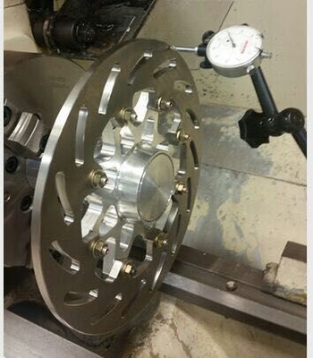 Disco del rotore del freno posteriore da 250 mm per KX 125 250 KX F 250 KLX R 450 Ricambi motocicli Materiale di titanio e durevole