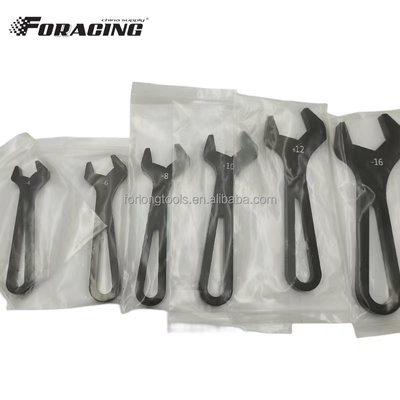 Universal Black Racing AN Fitting Wrench AN Spanner per Sprint Car Tool Sets An4-An16 6PCS Un kit di alluminio leggero