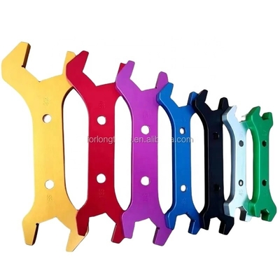 7PCS doppio terminale di tubo di chiusura di chiave per tubi automatici universali An3-An16