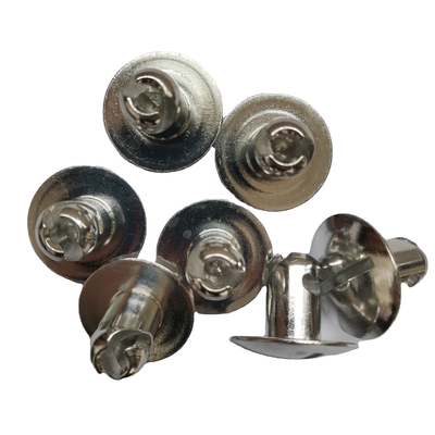 Alumini argento testa grande 1&quot; Dzus Fissori per autodipartizioni Sprint Quarter Turn Dzus 7/16*.500&quot; OE NO. Standard